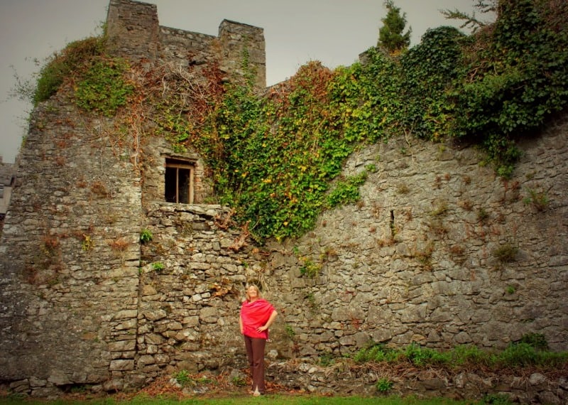 Me at Blackwater Castle in my ancestral village, Cork, Ireland for The Gathering