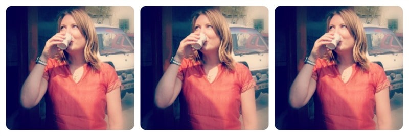 Mariellen Ward, tea, drinking. Darjeeling, India