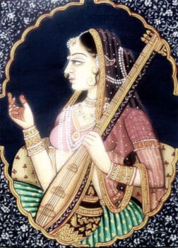 painting of Meerbai Mirabai