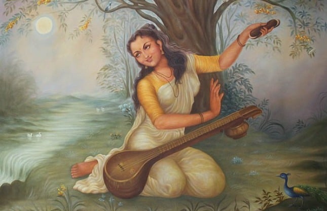 Painting of Mirabai Meerbai