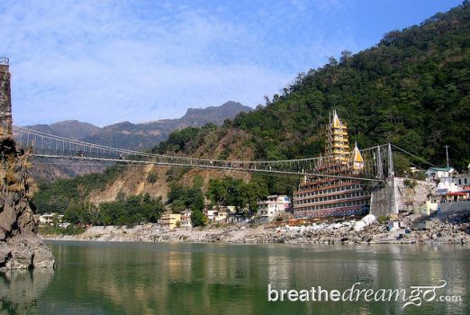 Lakshman Jhula in Rishikesh, India, yoga, spirituality