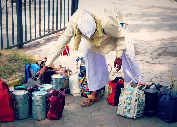 Dabbawalla, Dabbah Wallah, Mumbai, Bombay, India, food, tiffin