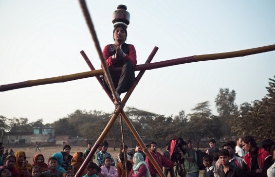 Kathputli Colony, magician's ghetto, Delhi, India