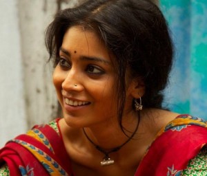 Shriya Saran as Parvati-the-Witch in Midnight's Children.