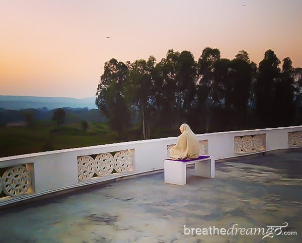 Aurovalley Asham, yoga, ashram, India, travel, sunrise, spirituality, peace, quiet