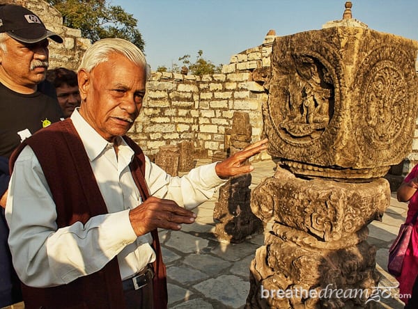 Archaeologist Dr. AK Sharma, Sirpur, Chhattisgarh, India