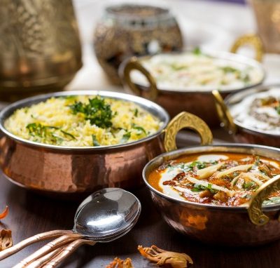 Delhi, India, food, Paratha, dal, rice
