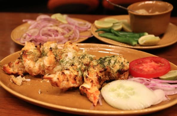 Tandoori Jhinga at Bukhara is a great Delhi food