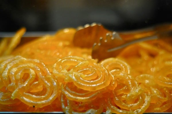 Jalebis are a favorite Delhi food