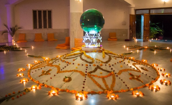 yoga, ashram, Aurovalley, Diwali, light, festival, fireworks, Rishikesh, travel, spiritual