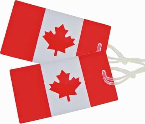 Canada, Canadian, luggage tags