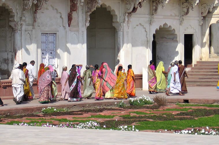 In the Zenana (women's quarters) of Agra Fort