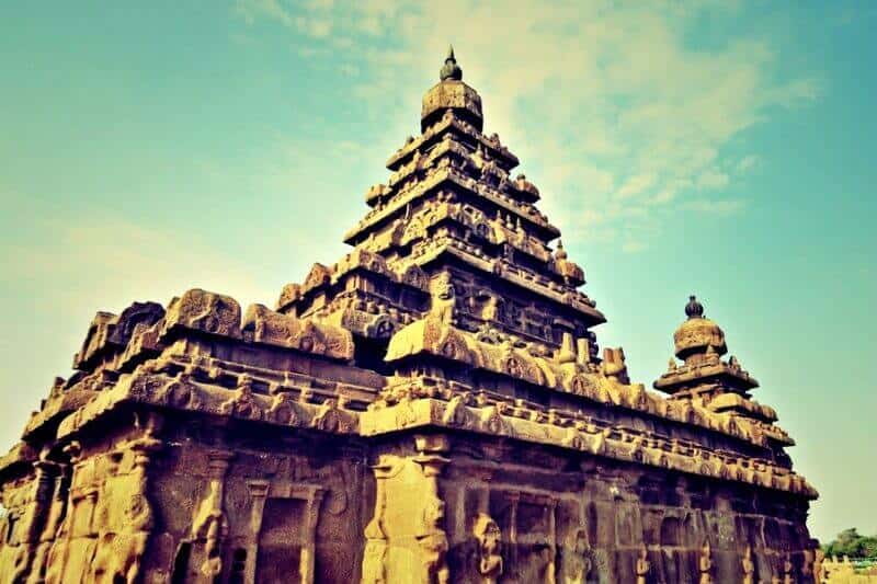 India landmarks, monuments of India, Shore Temple