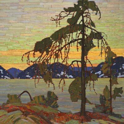 Plein air painting in Algonquin Park