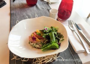 Salad at Pluck, Pullman Hotel hotels near Delhi airport, Hotels in Aerocity Delhi, hotels near Delhi international airport, Aerocity hotels, Accor Hotels