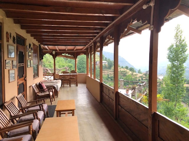 Himalayan homestay, Uttarakhand, India