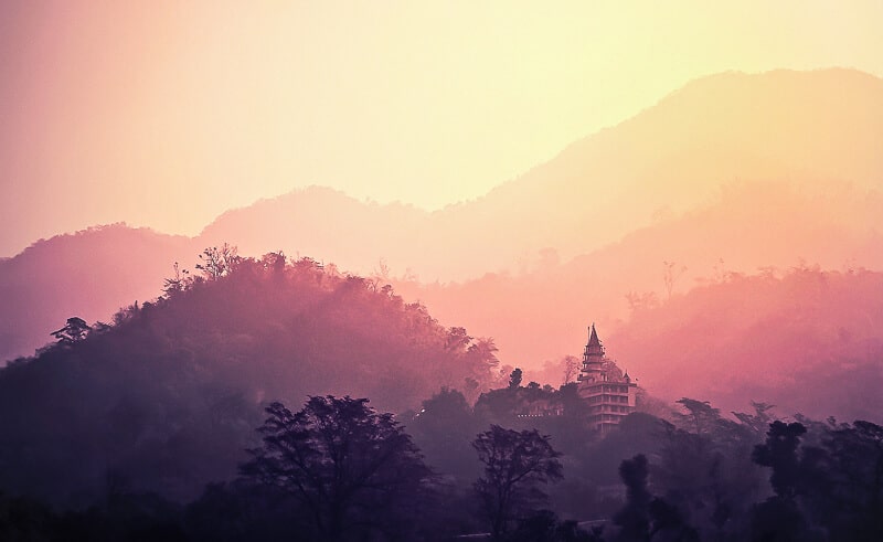 Rishikesh, India, the world capital of Yoga is a beautiful town in the foothills of the Himalayas. #YogaDay #India #IncredibleIndia 