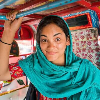 A real woman traveller. Alex Reynolds