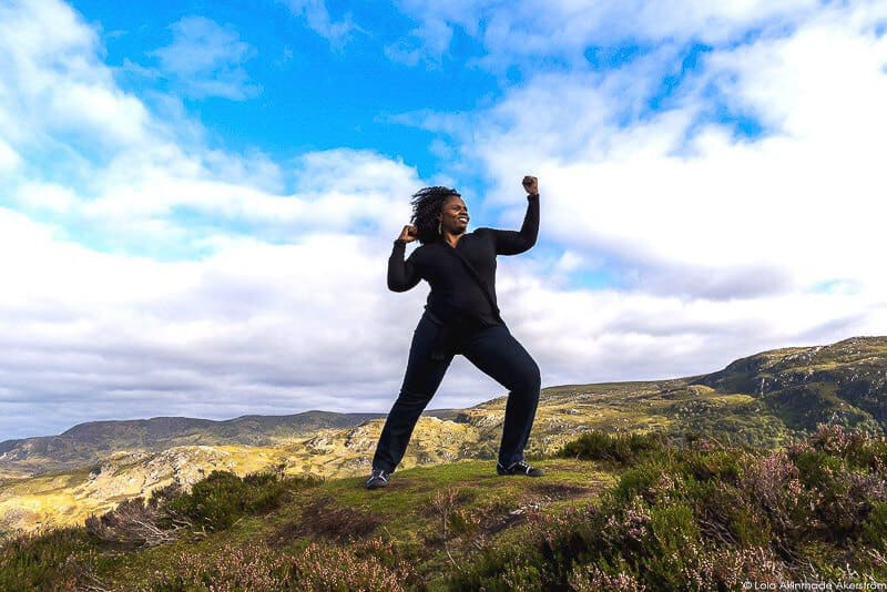 A real women traveller. Lola Akinmade