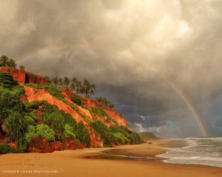 Beautiful Varkala Beach in Kerala, India, through the lens of photographer Andrew Adams.