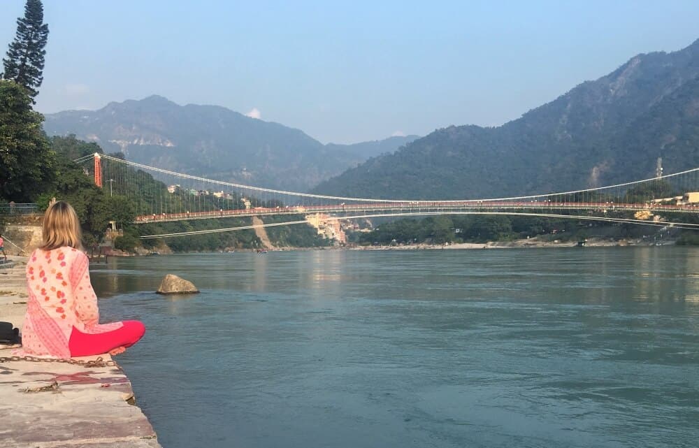 Mariellen Ward, Ganga, Rishikesh, India