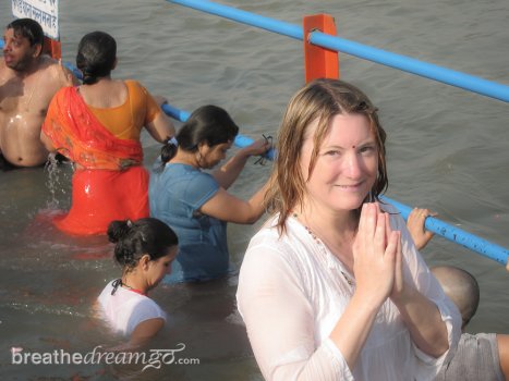 MW at the Ardh Kumbh Mela, Haridwar, India