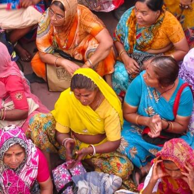 Kumbh Mela Indian festival 2010 women