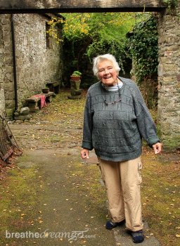 Female adventure travel writer Dervla Murphy