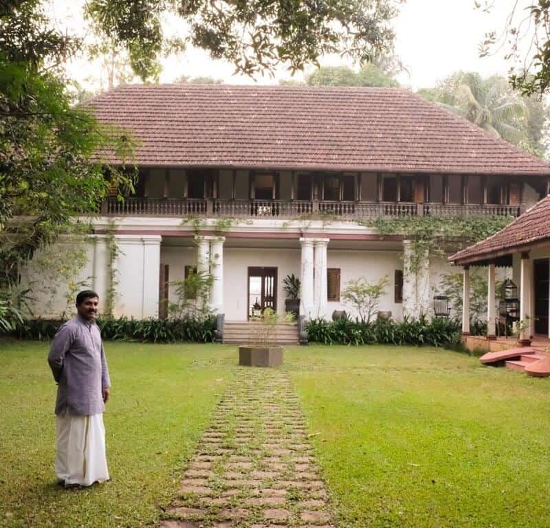 Milton at Chittoor Kottaram, Kerala