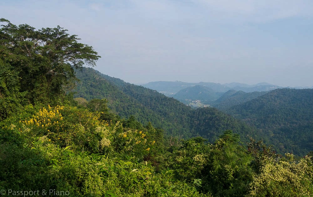 National park with mountains in Thailand