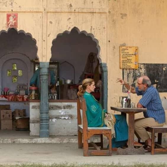 Scene from film Eat, Pray, Love shot in India