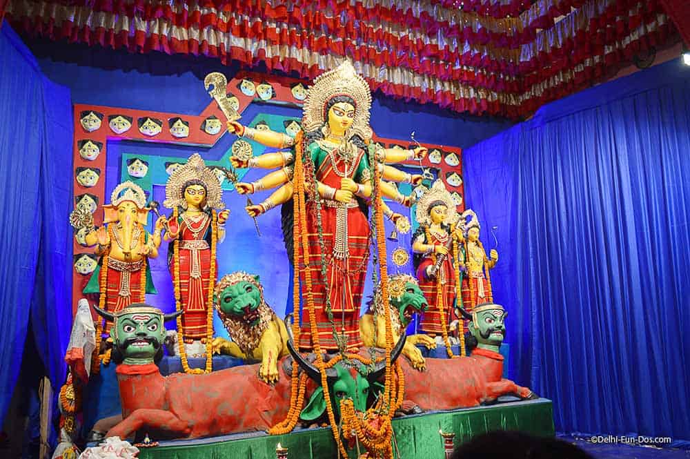 Durga Puja in Kolkata. 