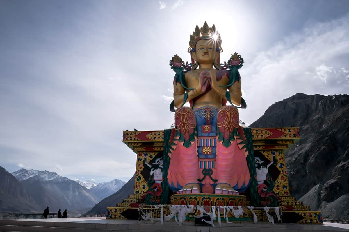 Buddhist statue in Ladakh