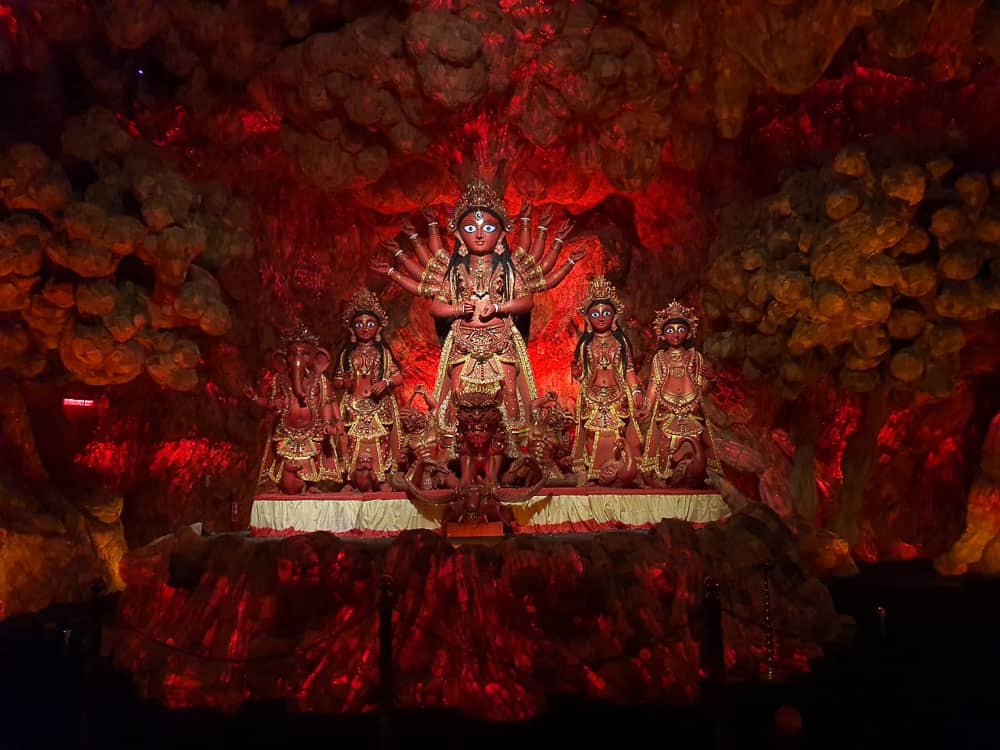 Durga Puja pandal in Kolkata