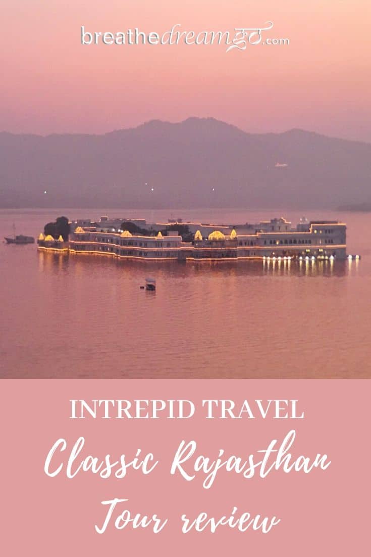 Intrepid Travel Classic Rajasthan tour review pin