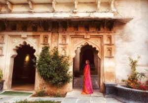Mariellen Ward at Castle Bijaipur, Rajasthan