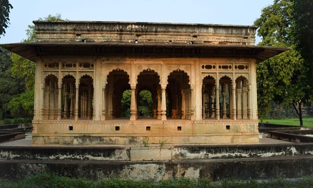 Hindu temple at Neemrana Deo Bagh, Gwalior,