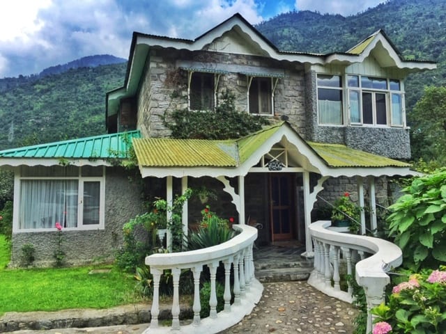 Cottage in the Himalayas, India