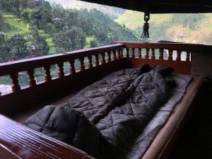 Sleeping platform in Doni village, Himalayas, Uttarakhand