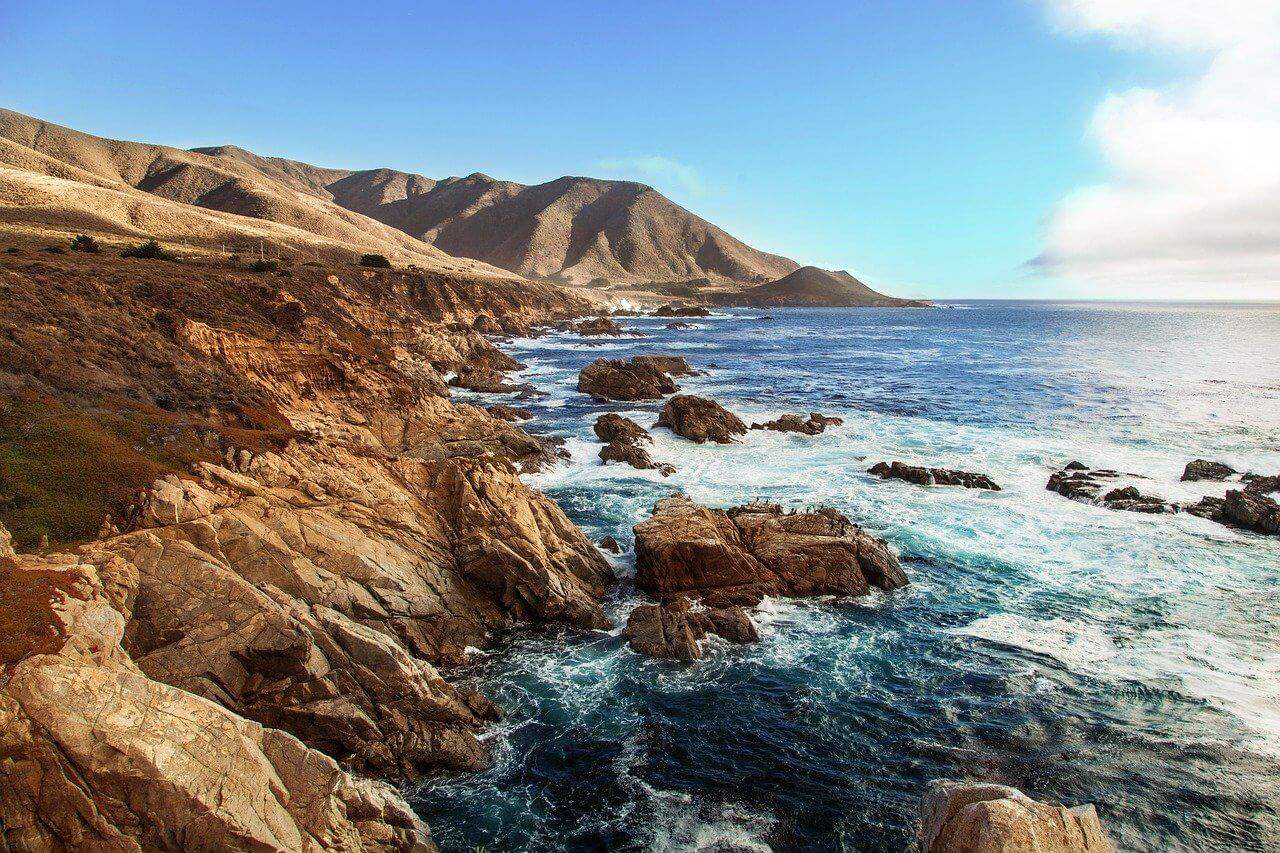 Big Sur coastline in California