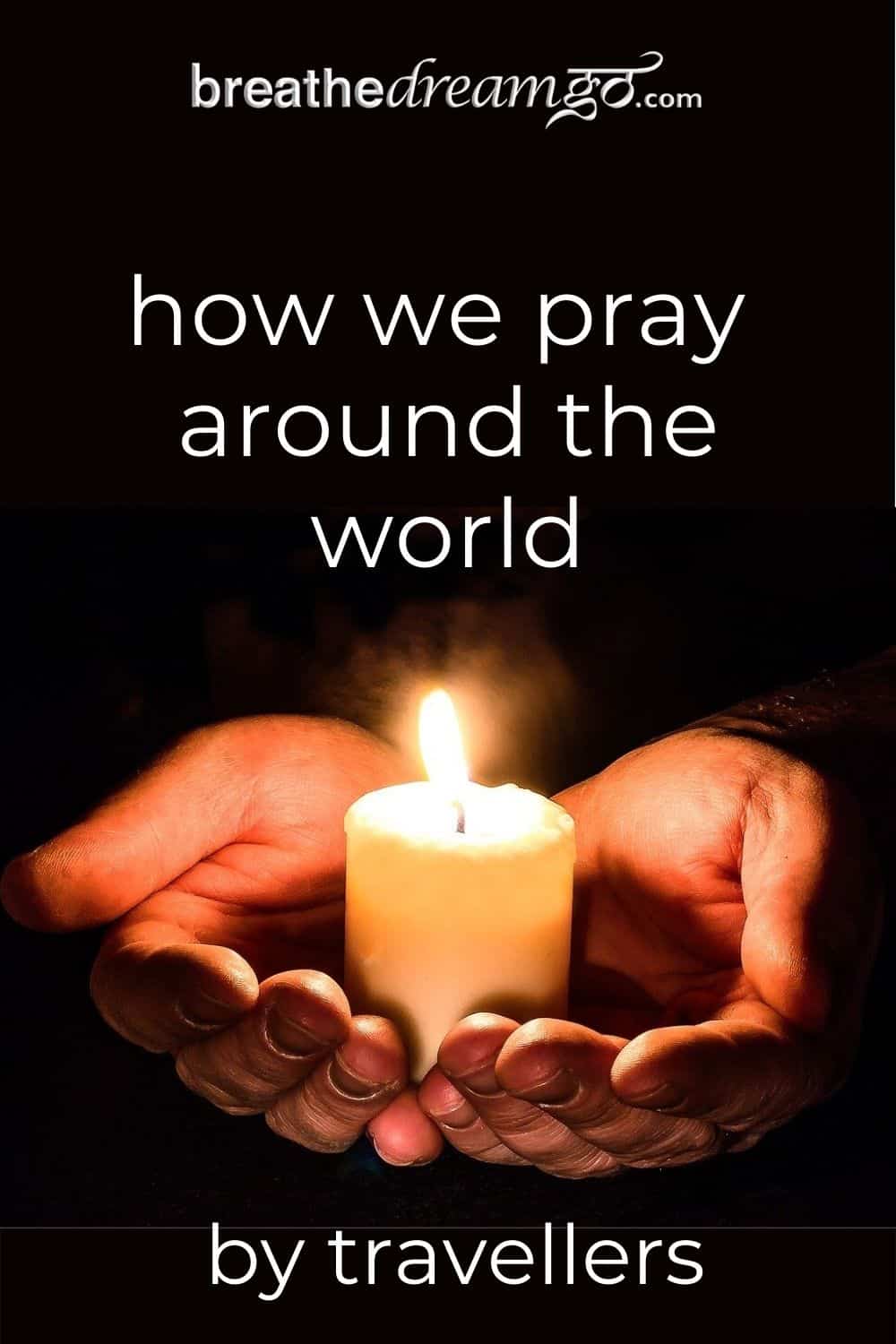praying hands holding light