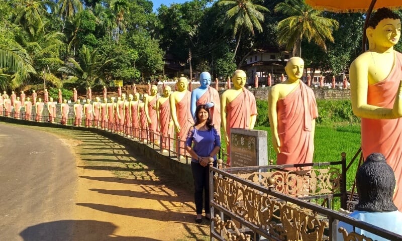 Mindful traveller Ansoo Gupta in Sri Lanka