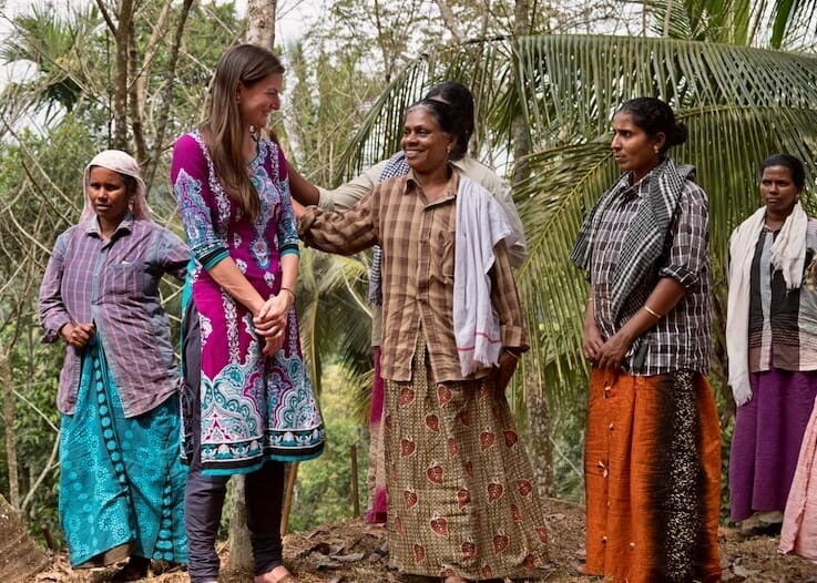 Mindful traveller Ellie in Kabani India