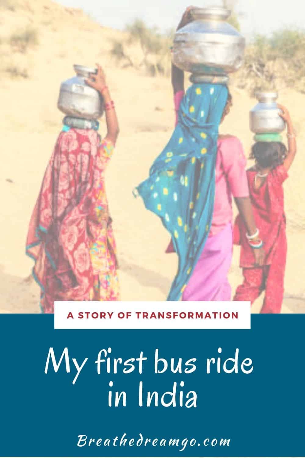 My first bus ride in India