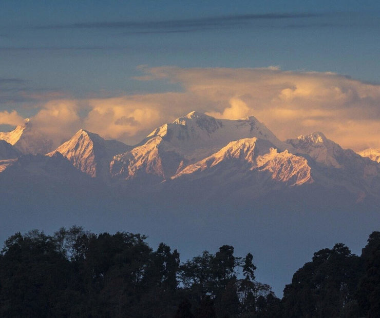 Himalayas in Darjeeling, India