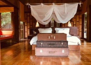 bedroom at Thailand resort Soneva Kiri