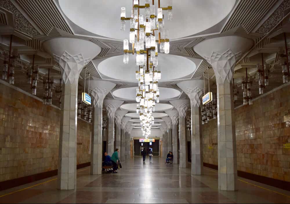 Metro station in Uzbekistan Tourism