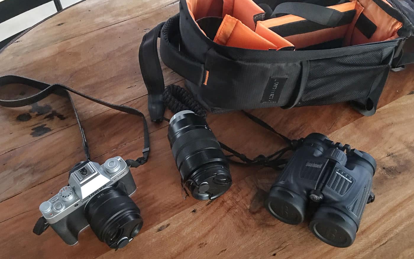 gear used during naturalist training course