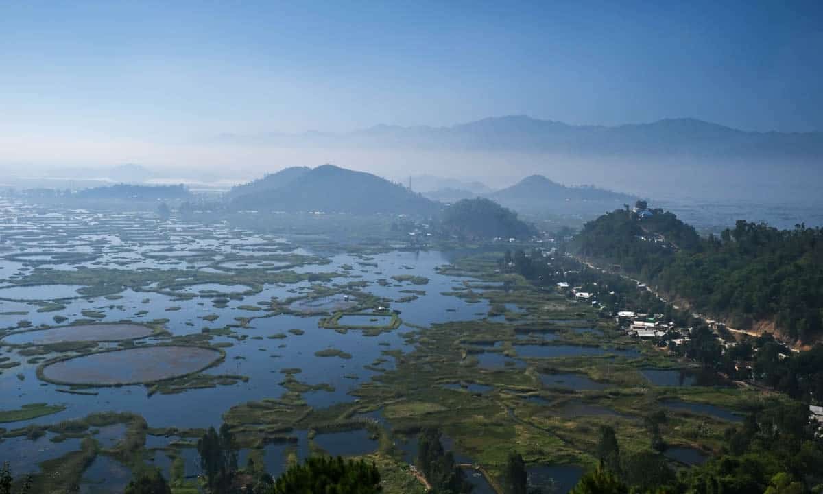 Manipur, India in monsoon