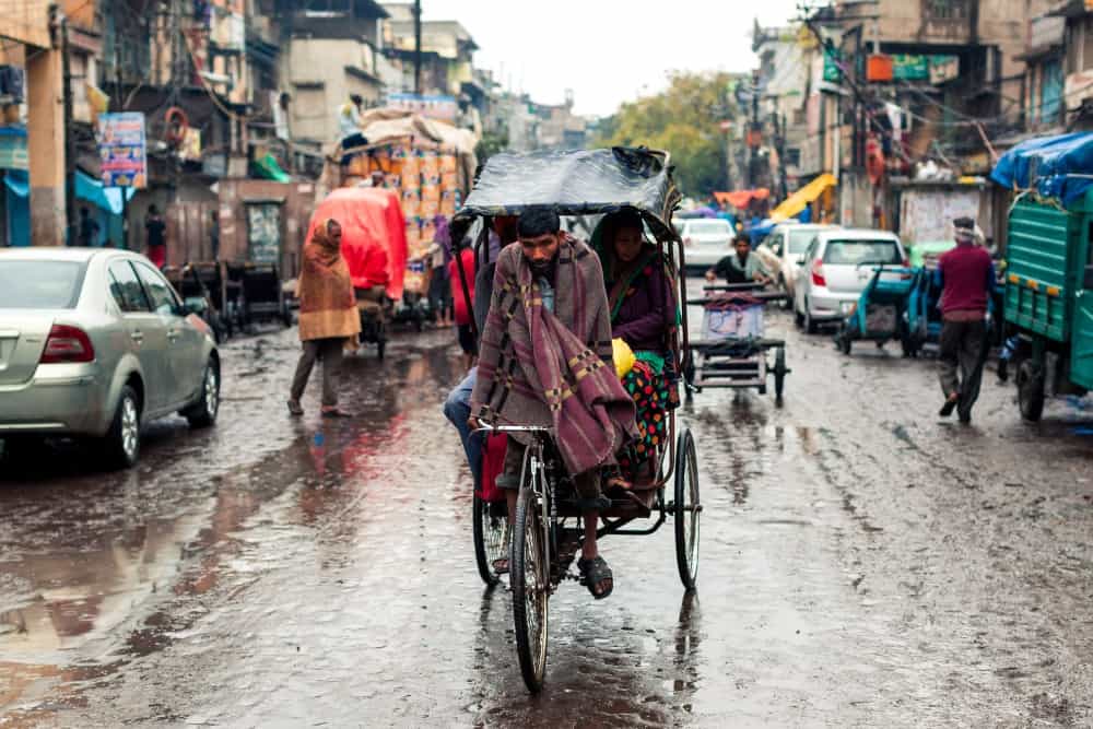 Delhi in Indian monsoon